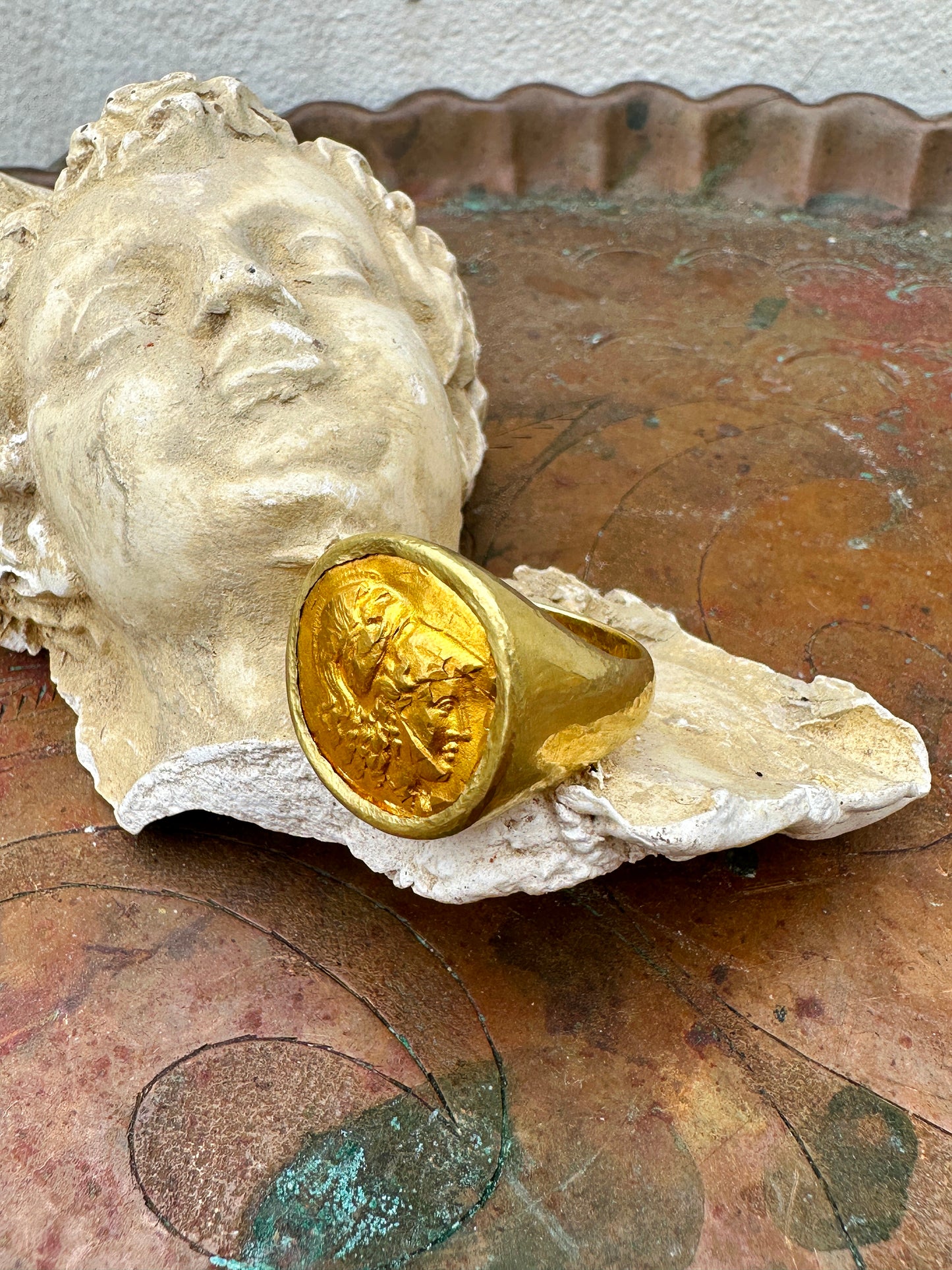 Athena Coin Ring