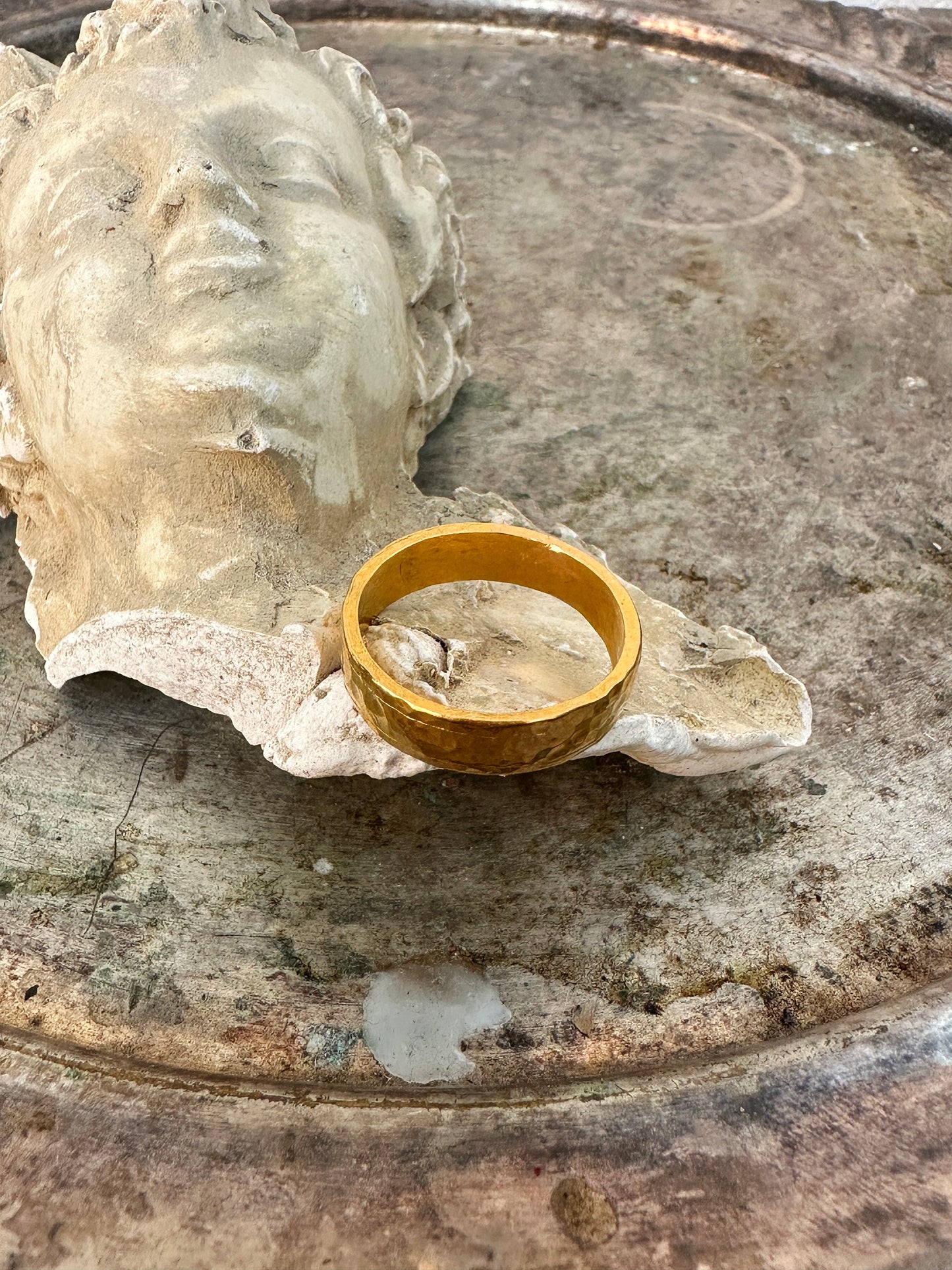 Hammered Band Ring