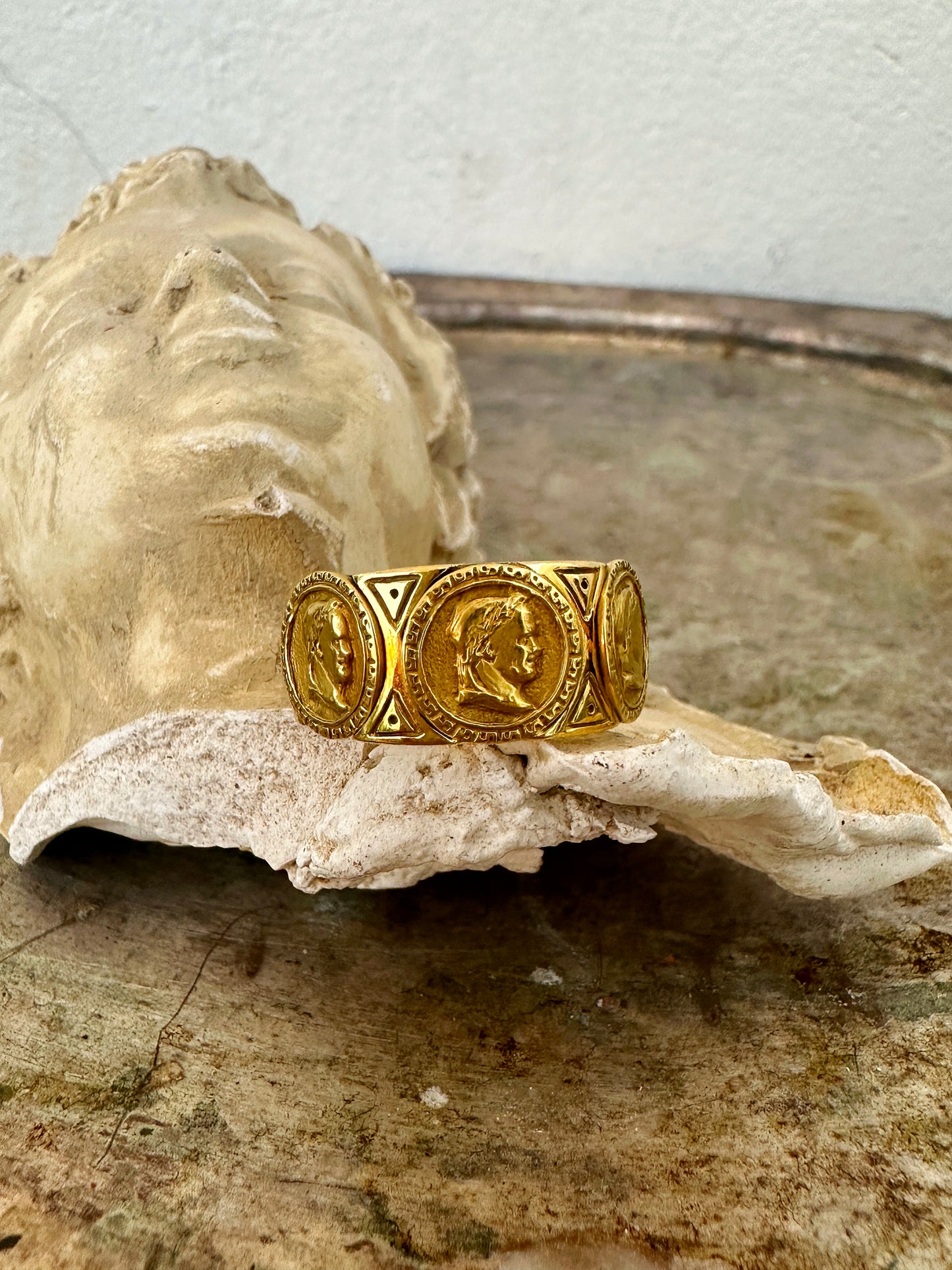 III Graces Signet Ring