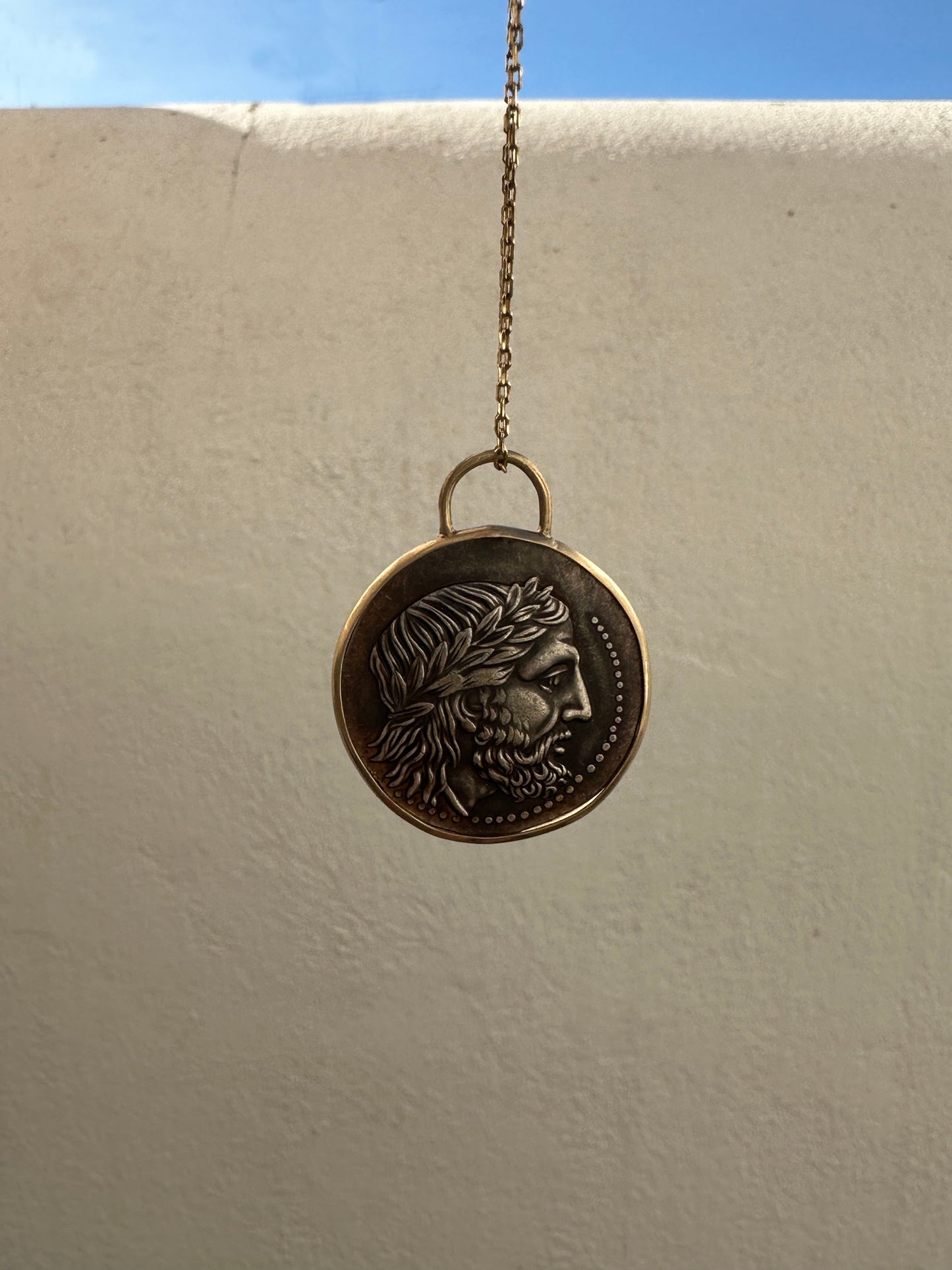 Zeus Tetradrachm Coin Pendant