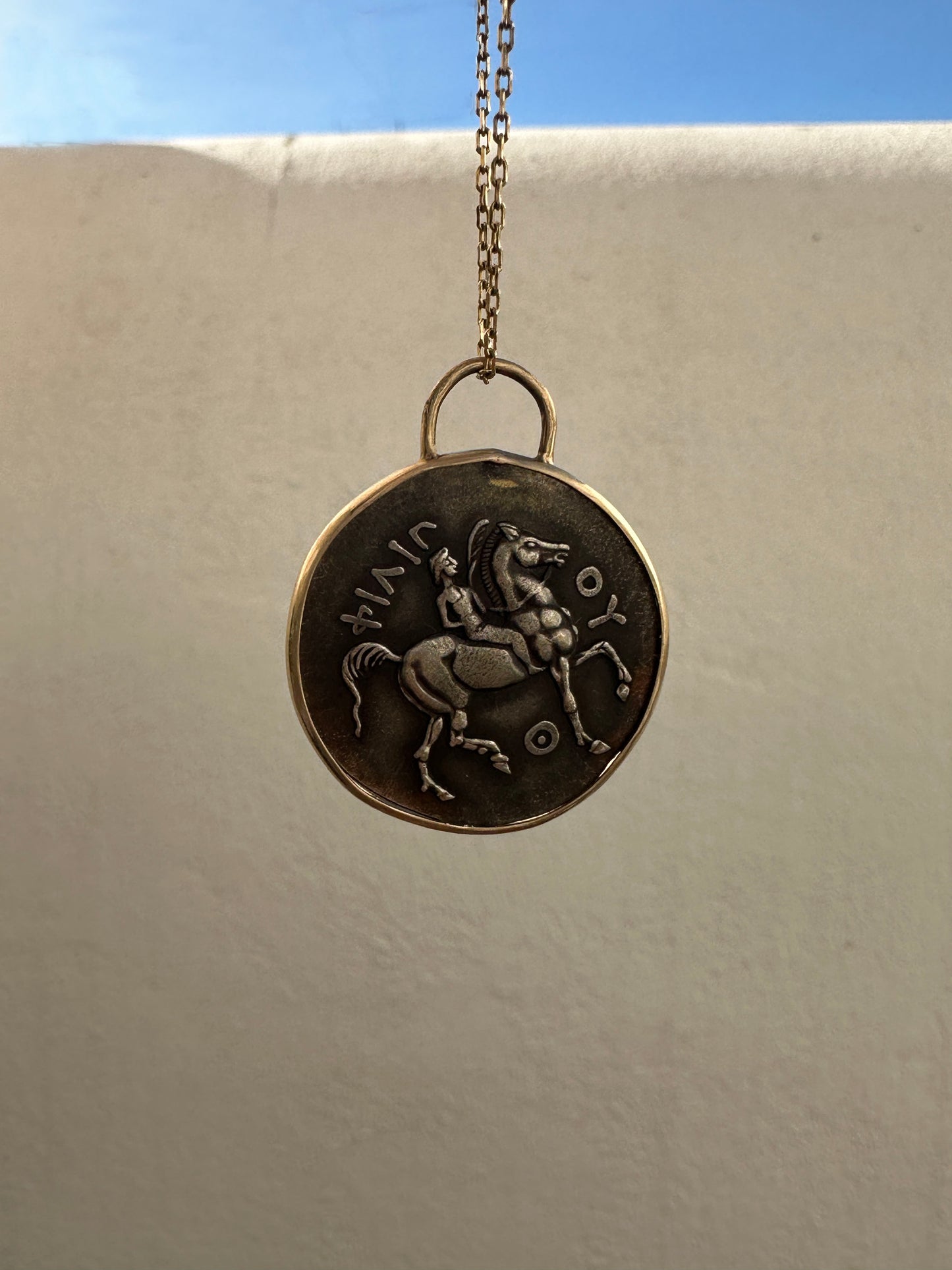 Zeus Tetradrachm Coin Pendant