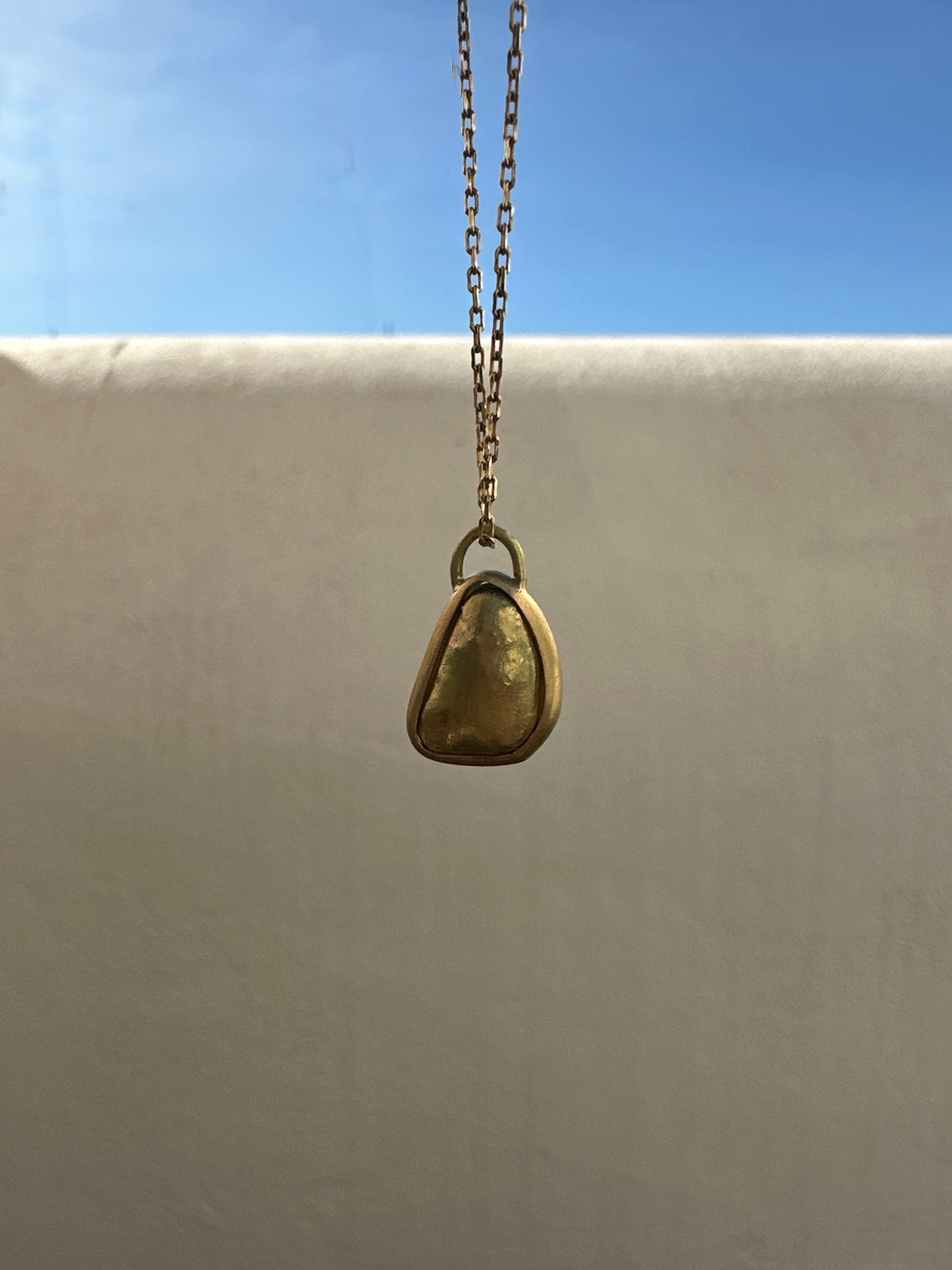 Raw Gold Nugget Pendant